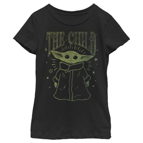 Girl's Star Wars: The Mandalorian The Child Sparkles T-shirt : Target