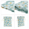 Unique Bargains Women Convenient Drawstring Cosmetic Bag Light Green 1 Pc - 3 of 3