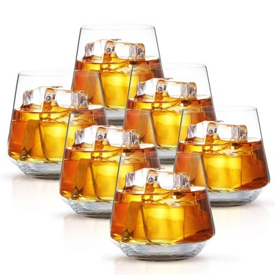 Berkware Tulip Shaped Lowball Whisky Glasses - Set of 6