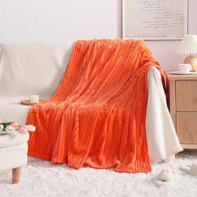 All Seasons Plush Flannel Blanket, Soft and Warm Bed Blanket for Couch Sofa Bed - NTBAY