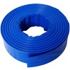 Syemin Drip Irrigation 100Ft Heavy Duty Reinforced Pool Backwash Hose for Swimming Drain Pools Water Discharge with Aluminum Camlock, Blue, 2"*2"*2" - 4 of 4