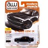 2021 Dodge Challenger SRT Super Stock Pitch Black "Modern Muscle" Series 1/64 Diecast Model Car by Auto World - 4 of 4