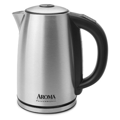 Photo 1 of Aroma Housewares AWK-1800SD Premium 1.7L 7 Cup Digital Stainless Steel Electric Kettle with Temperature Control, Silver