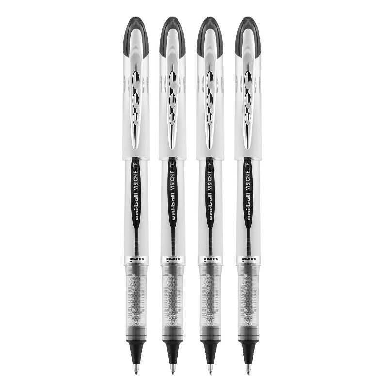 uni-ball Vision Elite Rollerball Pens Bold Point Black Ink 470087, 3 of 10