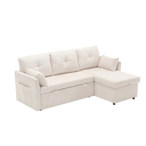 TiramisuBest Furniture, Modular Sectional Sofa with Storage, Sideboard Buffet Style Design for Living Room - 1 of 4