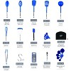 Kitchen Utensils Set 35 PCS Nonstick, heat-resistant nylon, stainless steel & silicone tools. Essential kitchen gadgets & apartment must-haves. - 2 of 4