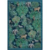 Coucheta Area Rug, Washable Low Pile Indoor with Non-Slip Backing,Soft Stain Resistant Carpet for Living Room, Bedroom,Kids Room,Multi-Color & Size - 2 of 4