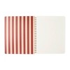 FRINGE Large College Rule Notebook with Exterior Pocket Nostalgic Striped: Spiral, Soft Cover, 9x11.25", 120 Pages - 3 of 4