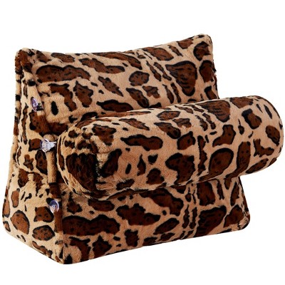 Cheer Collection Back Support Wedge Pillow With Adjustable Neck Pillow,  Taupe : Target