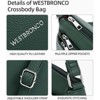 BEAFUP Women's Medium Crossbody Bag - A Stylish and Functional Shoulder Handbag with Multi-Zipper Pockets, Perfect for Everyday Use - 4 of 4