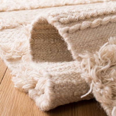 Casablanca CSB450 Hand Woven Indoor Area Rug - Beige - 5'x8' - Safavieh