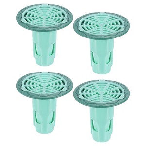 Unique Bargains PVC Anti-Odor Durable Anti-Slip Bathroom Floor Drain Stoppers - 1 of 3