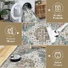 Vintage Washable Runner Rug – Non-Slip, Foldable, Non-Shedding Distressed Traditional Carpet for Kitchen, Bedroom, Entryway - 3 of 4
