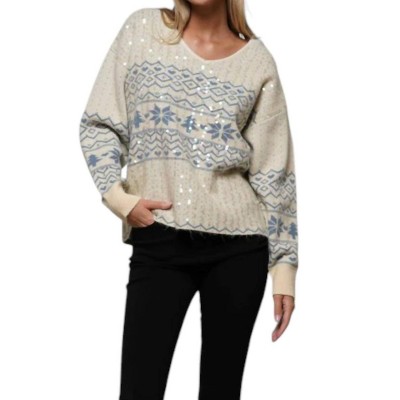 Women's V-Neck Christmas Sweater - Why Dress