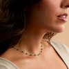 Pure Collection by Ross-Simons 3.70 ct. t.w. Emerald Station Bead Necklace in 14kt Yellow Gold - 2 of 3