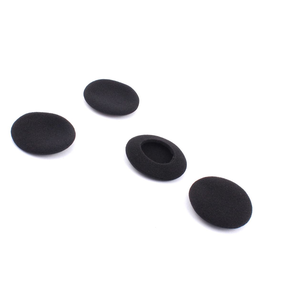 Unique Bargains Sponge High-Density Durable Comfortable Replacement Earphone Pad Black 4 Pcs - thumbnail 2