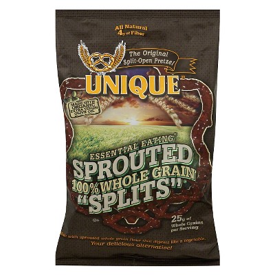 Unique Whole Grain Sprouted Pretzel Splits - 11oz/12pk