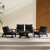 WestinTrends Avalon Outdoor 5-Piece Modular Sectional Patio Furniture Sofa Set - 2 of 4