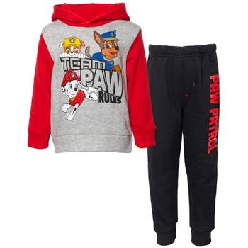 Paw Patrol Rubble Marshall Chase Fleece Pullover Hoodie and Pants Outfit Set Toddler
