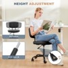 DOMETOUR Adjustable Height 360° Rolling Swivel Computer Task Chair without Arm - 4 of 4
