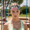 Unique Bargains Breathable Print Headband Dark Blue 1 Pc - image 2 of 4