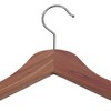Household Essentials Cedar Coat Hanger Deluxe Fixed Bar - image 3 of 3