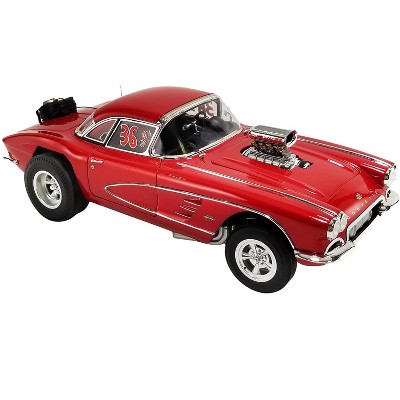 1961 Chevrolet Corvette Gasser #36 Red "Original Mazmanian" Limited Edition to 354 pieces 1/18 Diecast Model Car by ACME