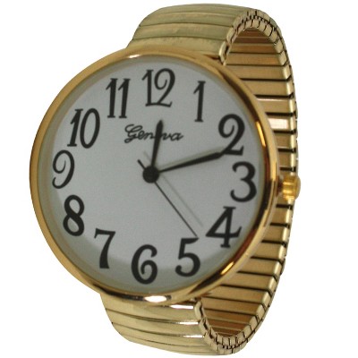 Olivia Pratt Super Large Face Stretch Strap Watch