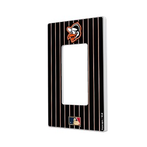 MLB Cooperstown East Teams Pinstripe Hidden-Screw Light Switch Plate for Single Rocker - 1 of 4