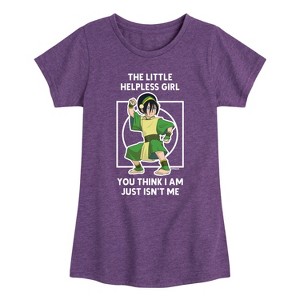 Girls' - Avatar: The Last Airbender - Toph Fitted Short Sleeve Graphic T-Shirt - 1 of 4