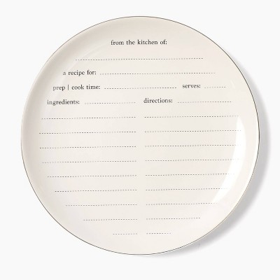 Family Recipe Dinner Plate