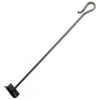 Minuteman International Shepherd's Hook Single Hoe Fireplace Tool, Graphite (WR-21H) - 3 of 4