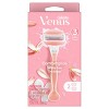 Venus Comfortglide White Tea Women's Razor + 2 Razor Blade Refills - 2 of 4