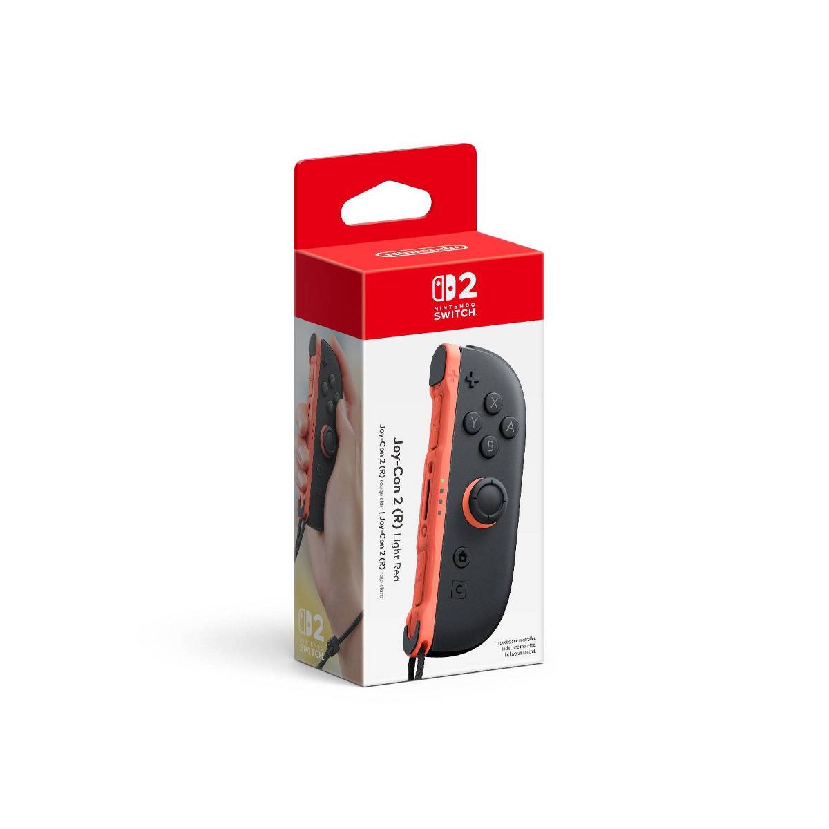 Nintendo Switch 2 Joy-Con 2 (R) - Light Red