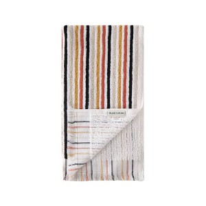 Olive & Linen Stripes Bath Mat - 1 of 4
