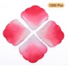 Unique Bargains Reusable Wedding Party Decoration Silk Artificial Flower Rose Petals - 3 of 3