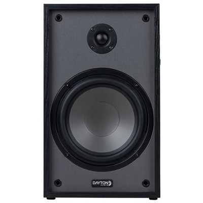 Dayton Audio B65A 70-Watt-Continuous Bluetooth Powered Bookshelf Speaker Set with 6.5-In. Woofers, Pair