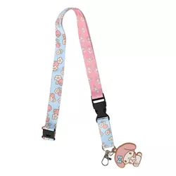 My Melody Floral Lanyard With Character Charm