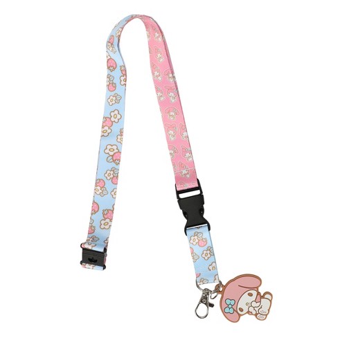My Melody Floral Lanyard With Character Charm - image 1 of 3