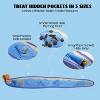 Nocciola Blue Ribbon Eel Snuffle Dog Toy,Christmas gift,No Stuffing Squeaky Long Snake,Crinkle/Snuffle/Tug Toy for All Breeds - 4 of 4