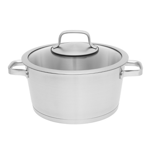 BergHOFF Comfort 10 18/10 Stainless Steel Covered Stockpot, 7.2 Qt