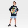 Boys' Super Mario Key Hooded Sweatshirt - Black - 4 of 4