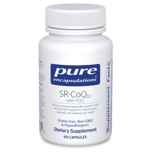 Pure Encapsulations SR-CoQ10 with PQQ - Heart Health Support* - Sustained Release Technology - Gluten Free, Vegetarian & Non-GMO - 60 Capsules - 1 of 4
