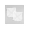 JAM Paper 3.125 x 3.125 Square Translucent Vellum Invitation Envelopes Clear 2851291 - 4 of 4