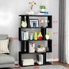 NicBex 47" H 3-Tier Storage Cabinet & Bookshelf, Space Saving Bookcase for Small Spaces, Home Office, Living Room, Bedroom, Compact Modern Organizer - 2 of 4