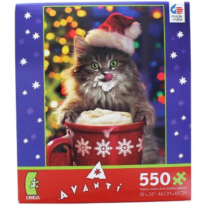 Ceaco, Inc Cocoa Kitty 550 Piece Christmas Jigsaw Puzzle