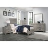 Twin Size Wooden Platform Bed with Headboard for Bedroom - 4 of 4