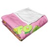 Warner Bros. Elf Four Food Groups Pink Silk Touch Throw Blanket 50x60 Inches - 4 of 4