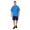 Uzzi Amphibious Gear Men's Turtle Hawaiian Luau Shirt | Royal XX Large - 4 of 4