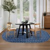 Braided Printed Machine Washable Rug with Rubber Backing for Living Room Non-Slip Dining Room Rug Foldable Contemporary Accent Rug - 4 of 4